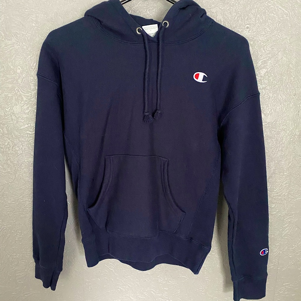 Navy Blue Champion Hoodie